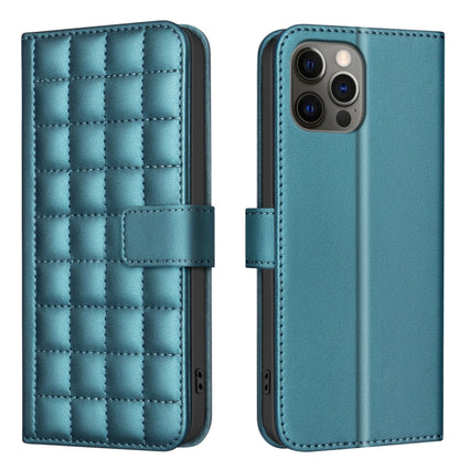 Square Texture Leather Phone Case, For iPhone 12 / 12 Pro, For iPhone 12 Pro Max, For iPhone 11 Pro Max, For iPhone 11