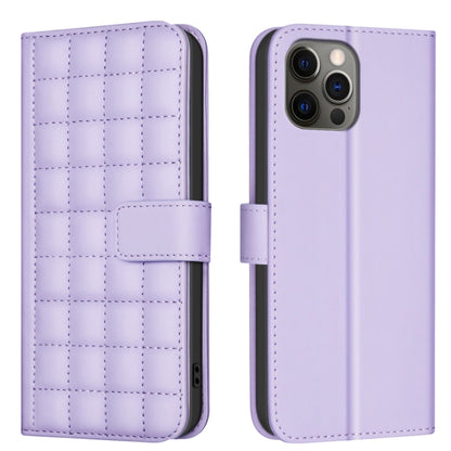 Square Texture Leather Phone Case, For iPhone 12 / 12 Pro, For iPhone 12 Pro Max, For iPhone 11 Pro Max, For iPhone 11