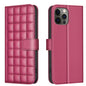 Square Texture Leather Phone Case, For iPhone 12 / 12 Pro, For iPhone 12 Pro Max, For iPhone 11 Pro Max, For iPhone 11