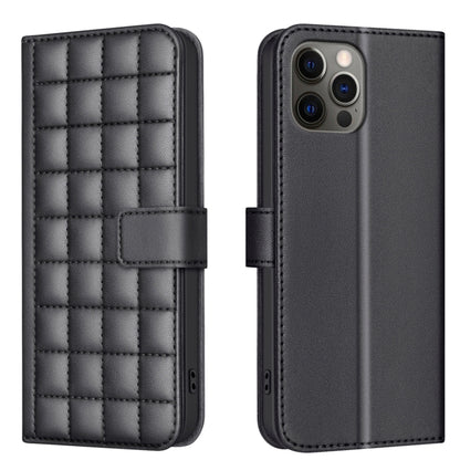 Square Texture Leather Phone Case, For iPhone 12 / 12 Pro, For iPhone 12 Pro Max, For iPhone 11 Pro Max, For iPhone 11