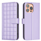 Square Texture Leather Phone Case, For iPhone 16 Plus, For iPhone 16, For iPhone 15 Pro Max, For iPhone 15 Pro
