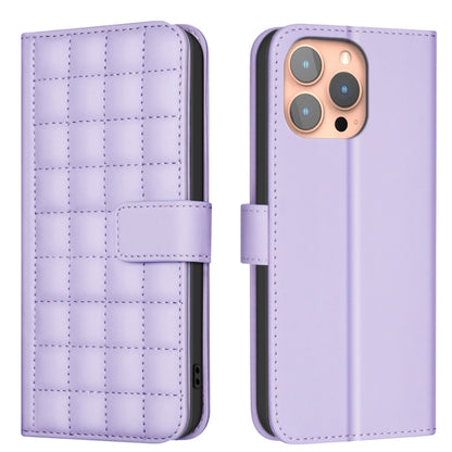 Square Texture Leather Phone Case, For iPhone 16 Plus, For iPhone 16, For iPhone 15 Pro Max, For iPhone 15 Pro