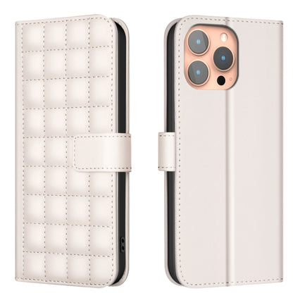 Square Texture Leather Phone Case, For iPhone 17e / 16e, For iPhone 17 Pro Max, For iPhone 16 Pro Max, For iPhone 16 Pro