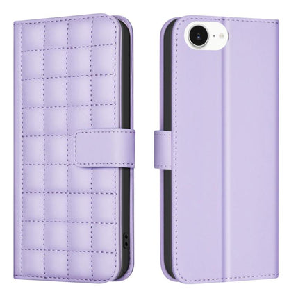 Square Texture Leather Phone Case, For iPhone 17e / 16e, For iPhone 17 Pro Max, For iPhone 16 Pro Max, For iPhone 16 Pro
