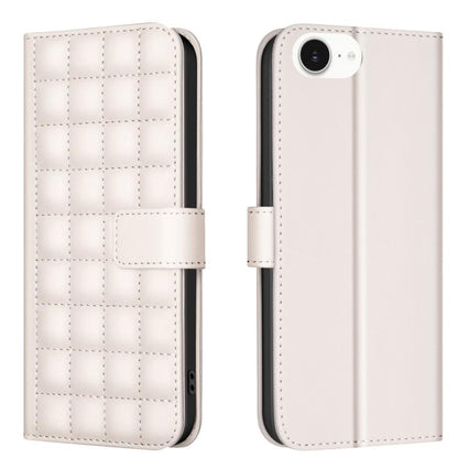 Square Texture Leather Phone Case, For iPhone 17e / 16e, For iPhone 17 Pro Max, For iPhone 16 Pro Max, For iPhone 16 Pro