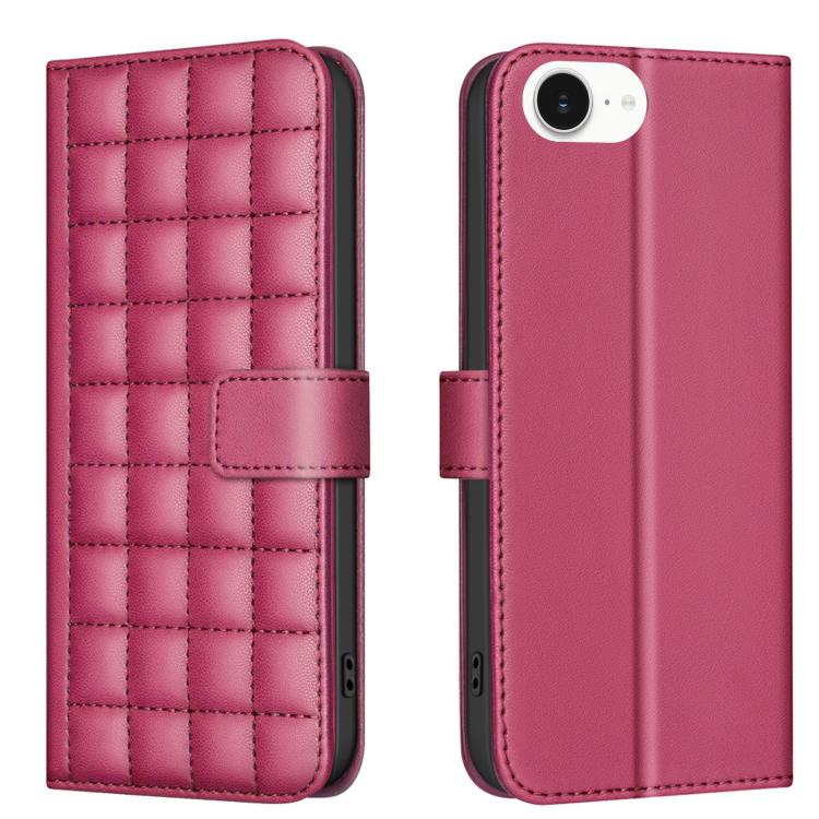 Square Texture Leather Phone Case, For iPhone 17e / 16e, For iPhone 17 Pro Max, For iPhone 16 Pro Max, For iPhone 16 Pro