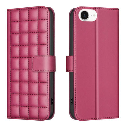 Square Texture Leather Phone Case, For iPhone 17e / 16e, For iPhone 17 Pro Max, For iPhone 16 Pro Max, For iPhone 16 Pro