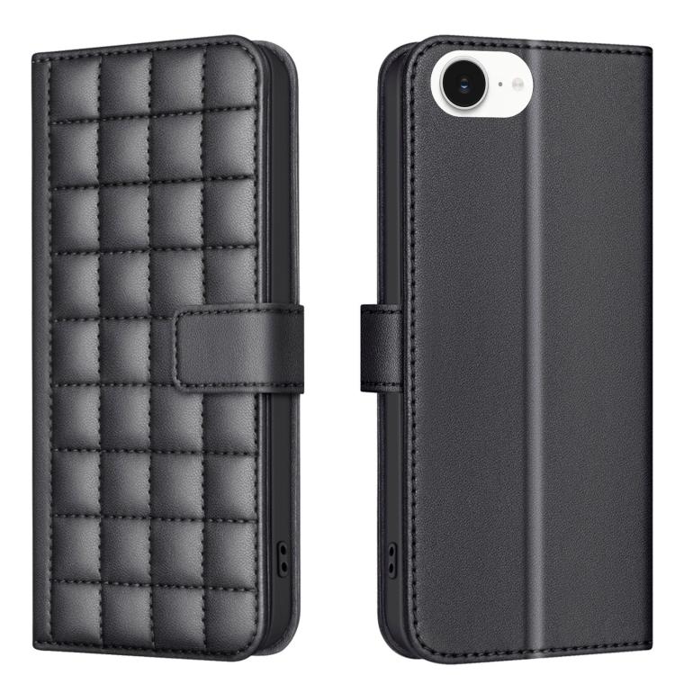 Square Texture Leather Phone Case, For iPhone 17e / 16e, For iPhone 17 Pro Max, For iPhone 16 Pro Max, For iPhone 16 Pro