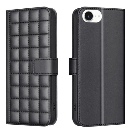 Square Texture Leather Phone Case, For iPhone 17e / 16e, For iPhone 17 Pro Max, For iPhone 16 Pro Max, For iPhone 16 Pro