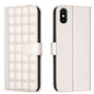 Square Texture Leather Phone Case, For iPhone 11 Pro, For iPhone XR, For iPhone XS Max, For iPhone 8 Plus / 7 Plus