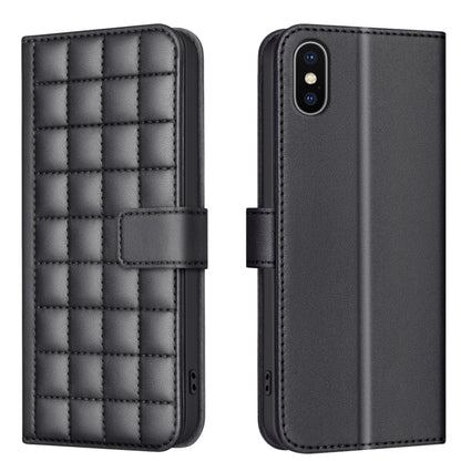Square Texture Leather Phone Case, For iPhone 11 Pro, For iPhone XR, For iPhone XS Max, For iPhone 8 Plus / 7 Plus