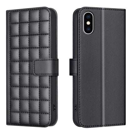 Square Texture Leather Phone Case, For iPhone 11 Pro, For iPhone XR, For iPhone XS Max, For iPhone 8 Plus / 7 Plus