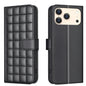 Square Texture Leather Phone Case, For iPhone 17e / 16e, For iPhone 17 Pro Max, For iPhone 16 Pro Max, For iPhone 16 Pro