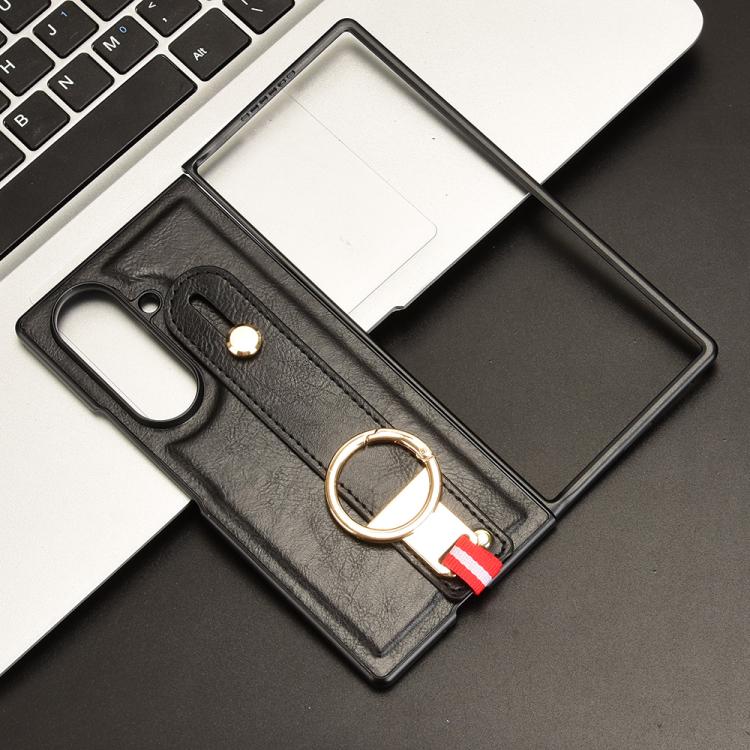 Wristband Leather Back Phone Case, For Samsung Galaxy Z Fold7 5G, For Samsung Galaxy Z Flip7 5G, For Samsung Galaxy Z Fold6