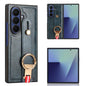 Wristband Leather Back Phone Case, For Samsung Galaxy Z Fold7 5G, For Samsung Galaxy Z Flip7 5G, For Samsung Galaxy Z Fold6