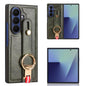 Wristband Leather Back Phone Case, For Samsung Galaxy Z Fold7 5G, For Samsung Galaxy Z Flip7 5G, For Samsung Galaxy Z Fold6