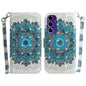 3D Colored Flip Leather Phone Case, For Samsung Galaxy S25 Ultra 5G, For Samsung Galaxy S24 FE 5G