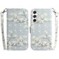 3D Colored Flip Leather Phone Case, For Samsung Galaxy S25+ 5G, For Samsung Galaxy S25 Ultra 5G