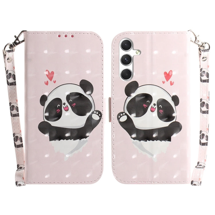 3D Colored Flip Leather Phone Case, For Samsung Galaxy S25+ 5G, For Samsung Galaxy S25 Ultra 5G