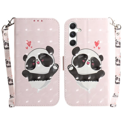 3D Colored Flip Leather Phone Case, For Samsung Galaxy S25+ 5G, For Samsung Galaxy S25 Ultra 5G