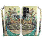 3D Colored Flip Leather Phone Case, For Samsung Galaxy S25+ 5G, For Samsung Galaxy S25 Ultra 5G