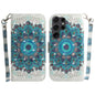3D Colored Flip Leather Phone Case, For Samsung Galaxy S25+ 5G, For Samsung Galaxy S25 Ultra 5G