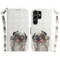 3D Colored Flip Leather Phone Case, For Samsung Galaxy S25+ 5G, For Samsung Galaxy S25 Ultra 5G