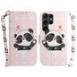 3D Colored Flip Leather Phone Case, For Samsung Galaxy S25+ 5G, For Samsung Galaxy S25 Ultra 5G