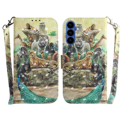 3D Colored Flip Leather Phone Case, For Samsung Galaxy S26 Ultra 5G, For Samsung Galaxy S26 5G