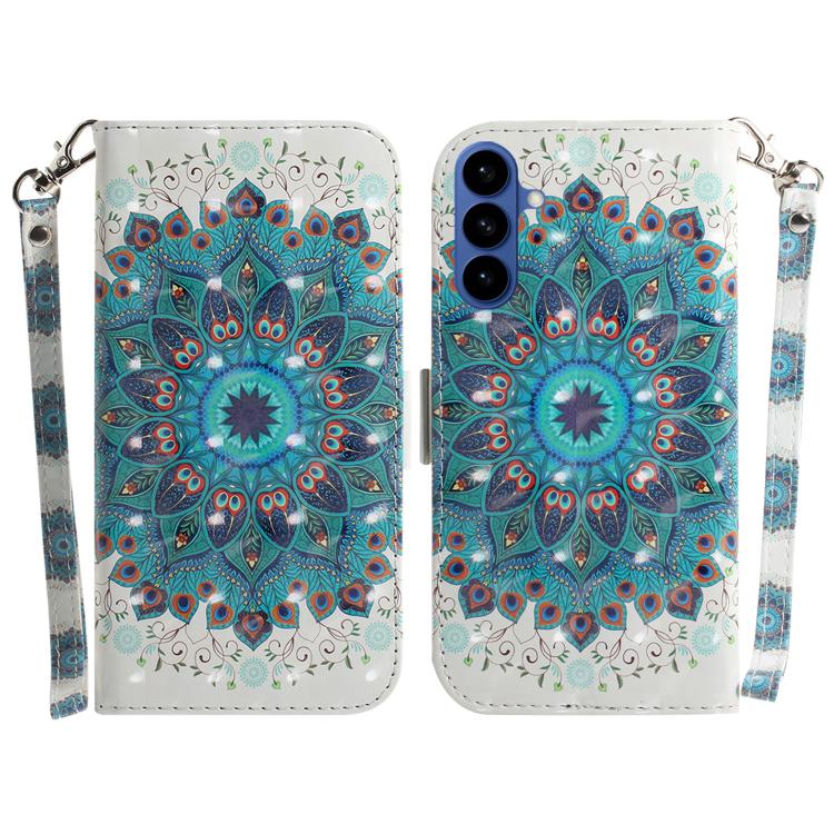 3D Colored Flip Leather Phone Case, For Samsung Galaxy S26 Ultra 5G, For Samsung Galaxy S26 5G