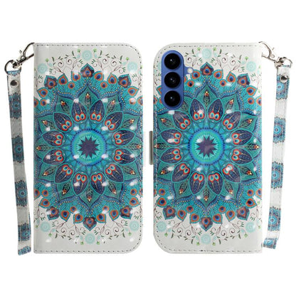 3D Colored Flip Leather Phone Case, For Samsung Galaxy S26 Ultra 5G, For Samsung Galaxy S26 5G