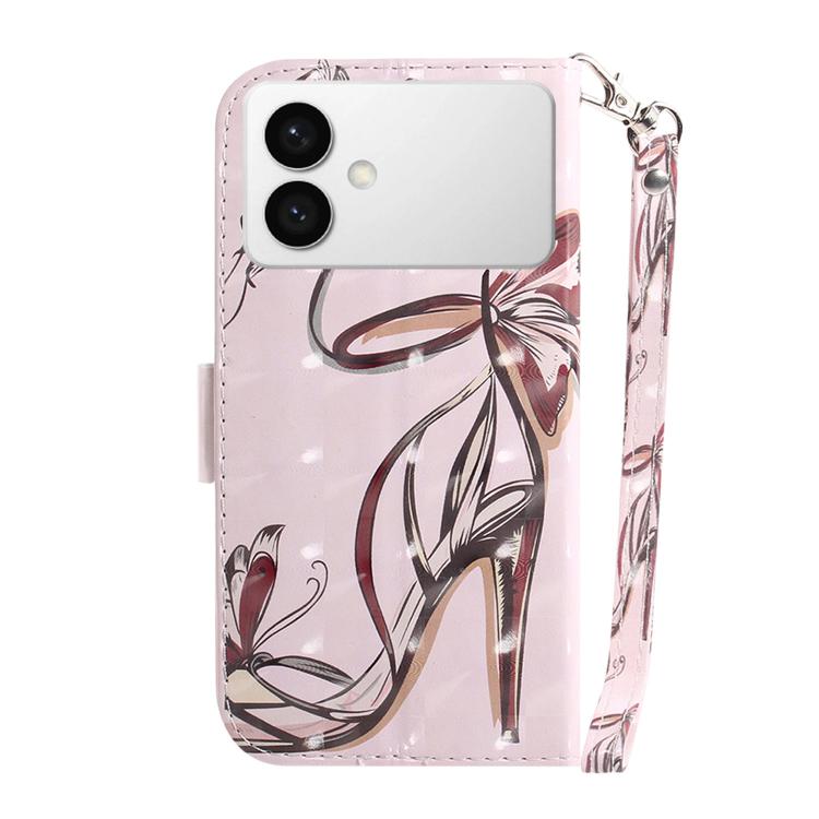 3D Colored Flip Leather Phone Case, For Samsung Galaxy S26 Edge 5G, For Samsung Galaxy S26 Ultra 5G