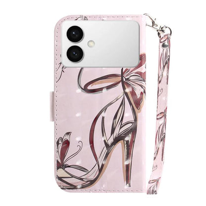 3D Colored Flip Leather Phone Case, For Samsung Galaxy S26 Edge 5G, For Samsung Galaxy S26 Ultra 5G