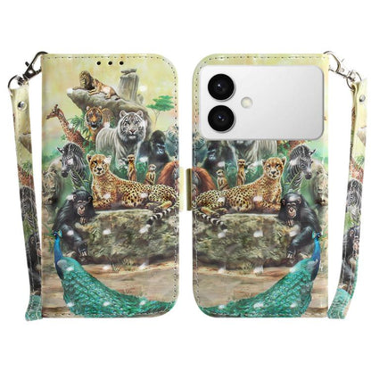 3D Colored Flip Leather Phone Case, For Samsung Galaxy S26 Edge 5G, For Samsung Galaxy S26 Ultra 5G