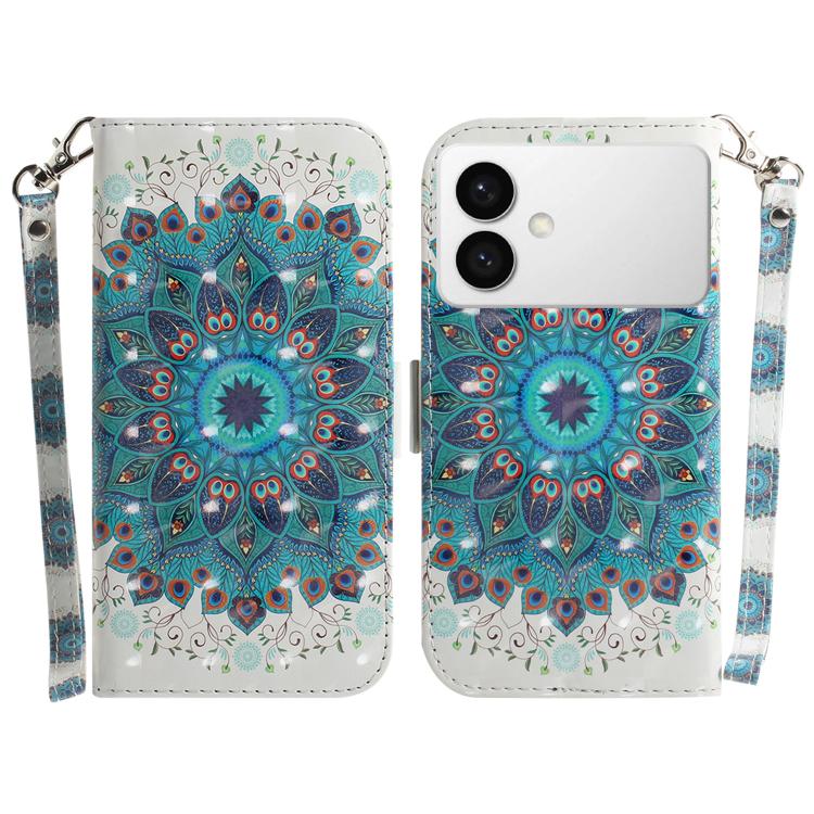 3D Colored Flip Leather Phone Case, For Samsung Galaxy S26 Edge 5G, For Samsung Galaxy S26 Ultra 5G