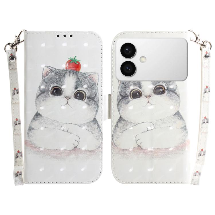 3D Colored Flip Leather Phone Case, For Samsung Galaxy S26 Edge 5G, For Samsung Galaxy S26 Ultra 5G
