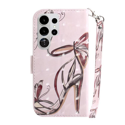 3D Colored Flip Leather Phone Case, For Samsung Galaxy S26 Ultra 5G, For Samsung Galaxy S26 5G