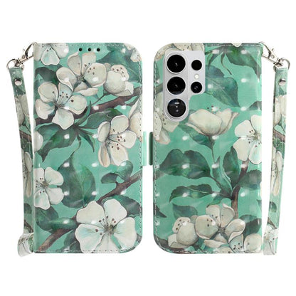 3D Colored Flip Leather Phone Case, For Samsung Galaxy S26 Ultra 5G, For Samsung Galaxy S26 5G