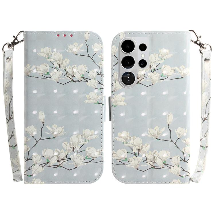 3D Colored Flip Leather Phone Case, For Samsung Galaxy S26 Ultra 5G, For Samsung Galaxy S26 5G