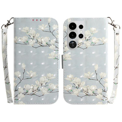 3D Colored Flip Leather Phone Case, For Samsung Galaxy S26 Ultra 5G, For Samsung Galaxy S26 5G