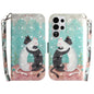 3D Colored Flip Leather Phone Case, For Samsung Galaxy S26 Ultra 5G, For Samsung Galaxy S26 5G