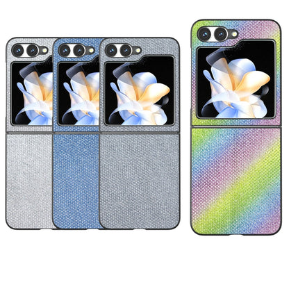 Diamond Series Black Frame Full Coverage Phone Case, For Samsung Galaxy Z Flip6 / Flip7 FE, For Samsung Galaxy Z Fold6