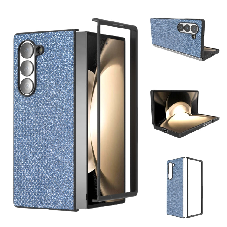 Diamond Series Black Frame Full Coverage Phone Case, For Samsung Galaxy Z Flip6 / Flip7 FE, For Samsung Galaxy Z Fold6