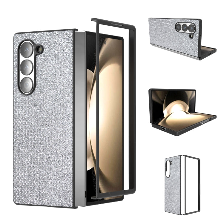 Diamond Series Black Frame Full Coverage Phone Case, For Samsung Galaxy Z Flip6 / Flip7 FE, For Samsung Galaxy Z Fold6