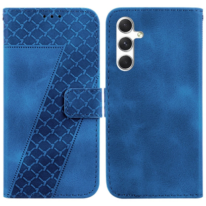 Seven-shaped Embossed Leather Phone Case, For Samsung Galaxy S25 Edge 5G, For Samsung Galaxy S25 5G, For Samsung Galaxy S25+ 5G, For Samsung Galaxy S25 Ultra 5G
