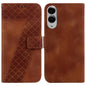 Seven-shaped Embossed Leather Phone Case, For Samsung Galaxy S25 FE 5G, For Samsung Galaxy S25 Edge 5G, For Samsung Galaxy S25 5G, For Samsung Galaxy S25+ 5G