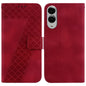 Seven-shaped Embossed Leather Phone Case, For Samsung Galaxy S25 FE 5G, For Samsung Galaxy S25 Edge 5G, For Samsung Galaxy S25 5G, For Samsung Galaxy S25+ 5G