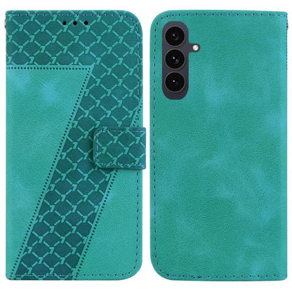 Seven-shaped Embossed Leather Phone Case, For Samsung Galaxy S25 FE 5G, For Samsung Galaxy S25 Edge 5G, For Samsung Galaxy S25 5G, For Samsung Galaxy S25+ 5G