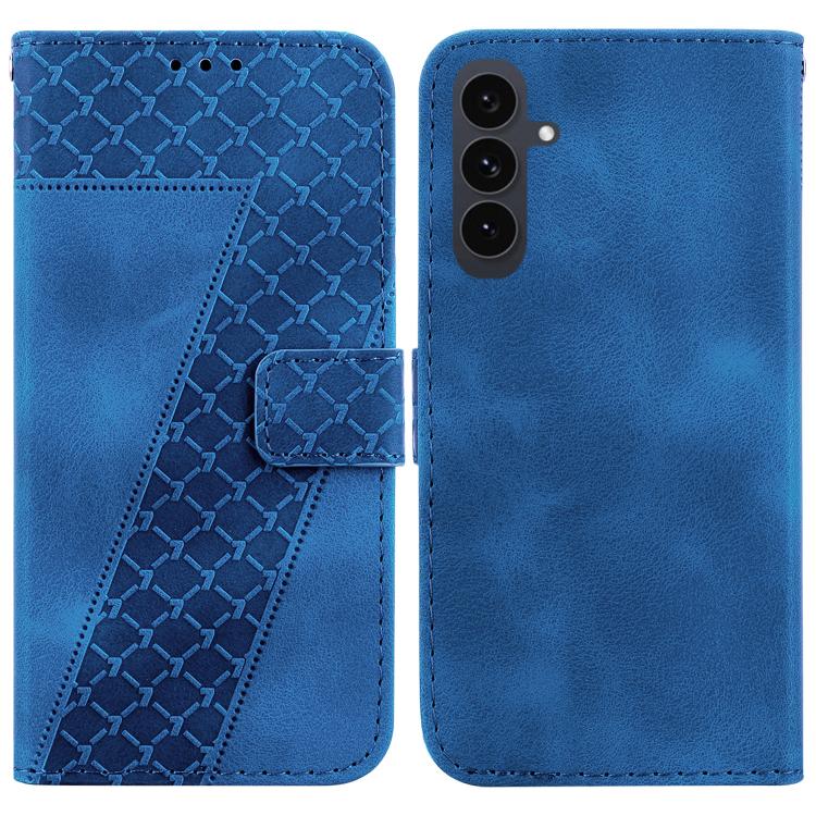 Seven-shaped Embossed Leather Phone Case