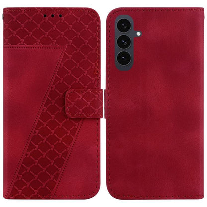 Seven-shaped Embossed Leather Phone Case
